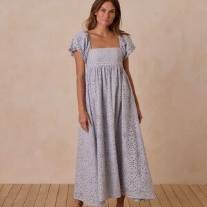 Rylee + Cru Oceane Dress Light Blue